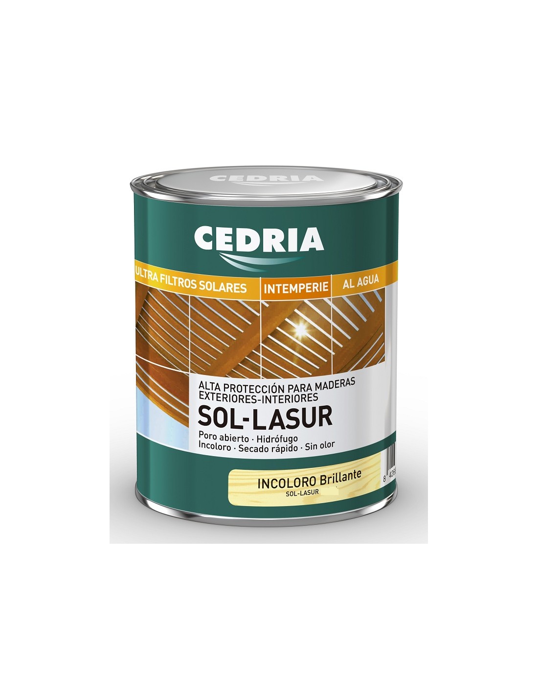 Cedria Sol Lasur Incoloro Brillante