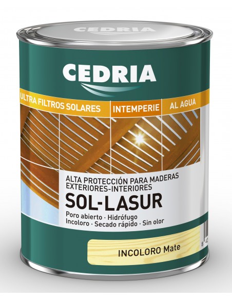 Cedria Sol Lasur Incoloro Mate
