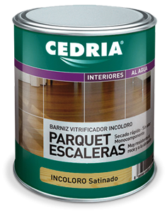 Cedria BARNIZ PARQUET-ESCALERAS Incoloro Satinado
