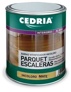 Cedria BARNIZ PARQUET-ESCALERAS Incoloro Satinado 2