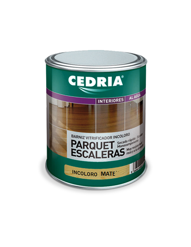 Cedria Barniz Parquet Escaleras Incoloro