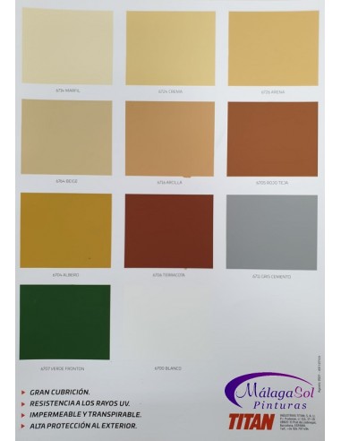 Titan F-4 Pintura Acrílica Interior Exterior...