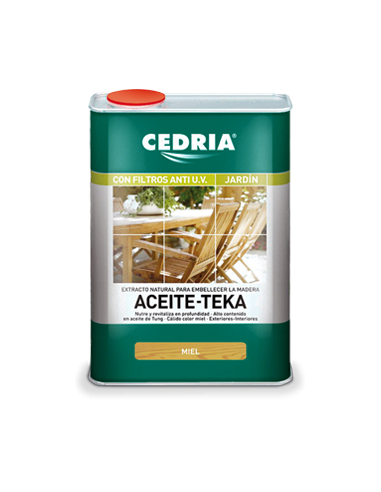 Cedria Aceite Teka Incoloro