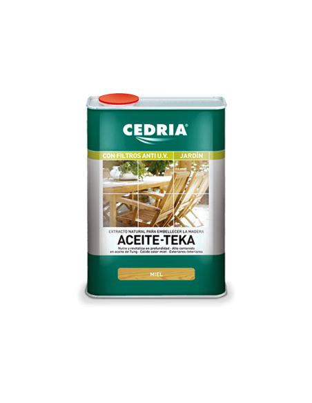 Cedria Aceite Teka Incoloro