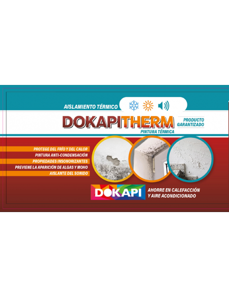Dokapi Therm Pintura Termoaislante, Acústica y Anticondensación