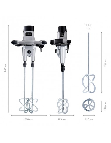 Werku Mezclador Doble 1.600 W