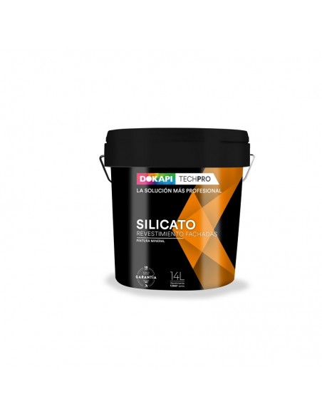 Dokapi Revestimiento Silicato Blanco 14 l.