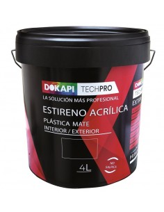 Dokapi Plástico Acrílica Estirenica Blanca