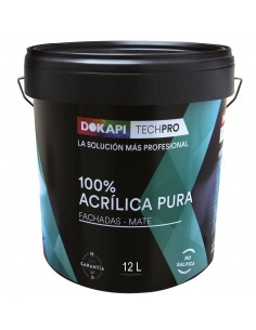 Dokapi Revestimiento Acrílica 100% Color