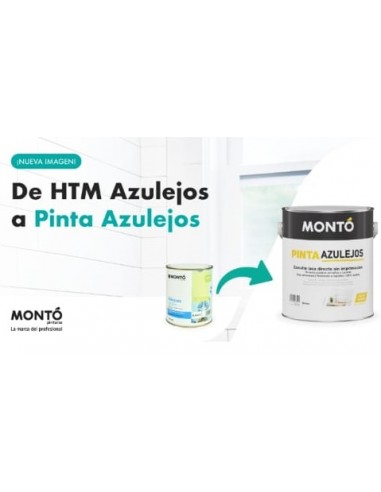Montó HTM Esmalte Pintura Azulejos 750 ML.