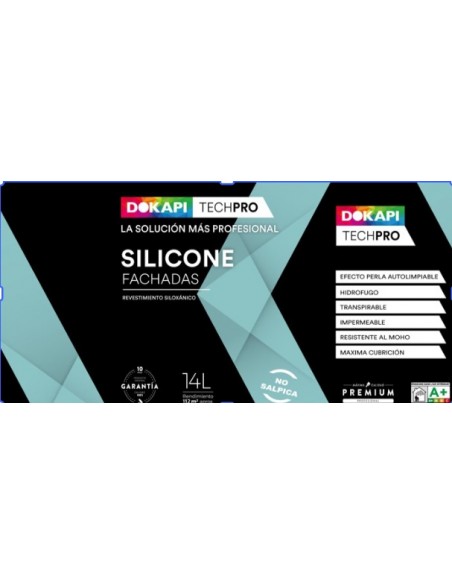 Dokapi Silicone Fachadas Blanco 14 Litros