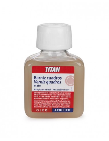 Titan Barniz Mate Para Cuadros 100 ml.