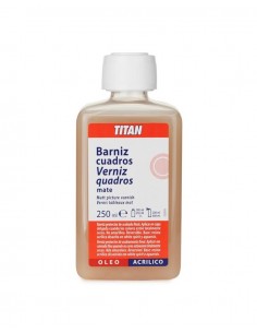 Titan Barniz Mate Para Cuadros 250 ml.