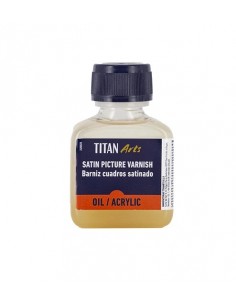 Titan Arts Barniz Satinado Para Cuadros 100 ml.