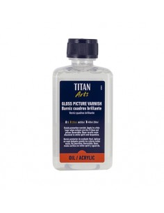 Titan Arts Barniz Brillante Para Cuadros 250 ml.