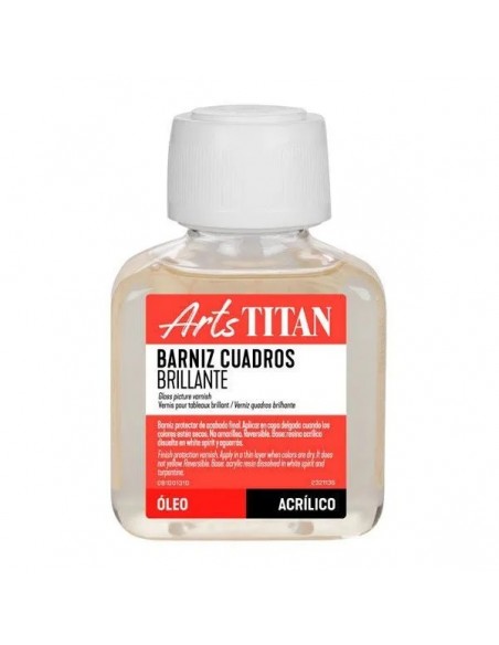 Titan Arts Barniz Brillante Para Cuadros 100 ml.