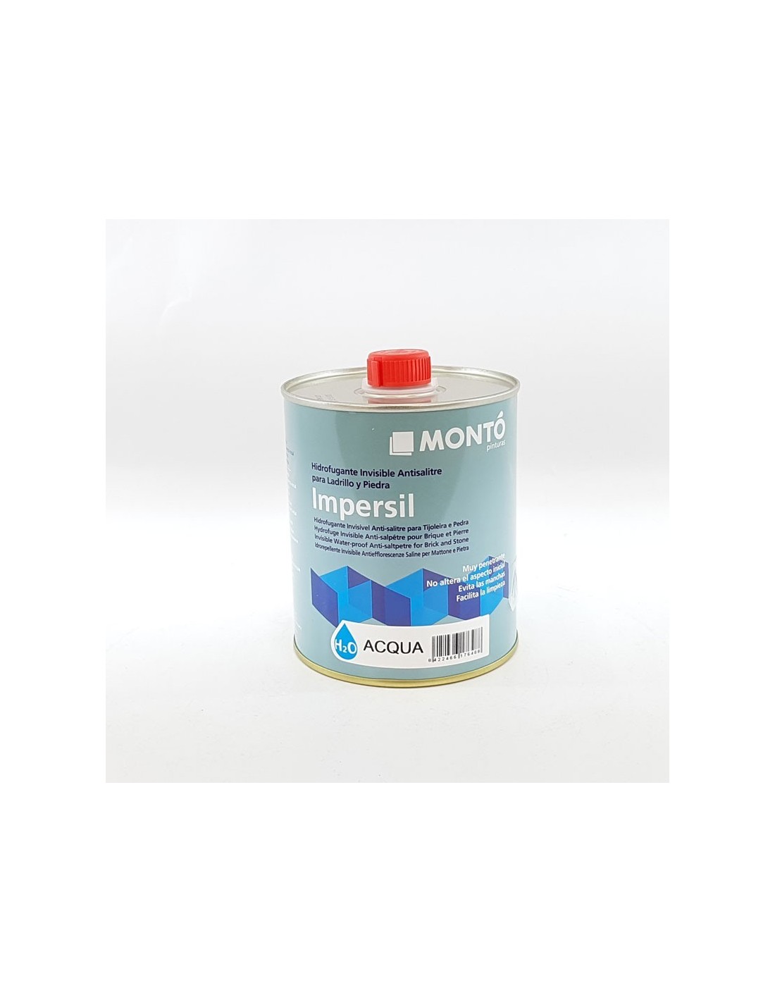 Hidrofugante, Impermeabilizante y Antihumedad Invisible al Agua para  Terrazas de Ladrillo y Piedra. Impersil Acqua (750ml)