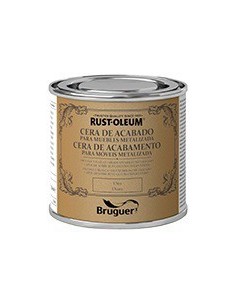 Bruguer Rust Oleum Cera Acabado Muebles Metalizada Oro