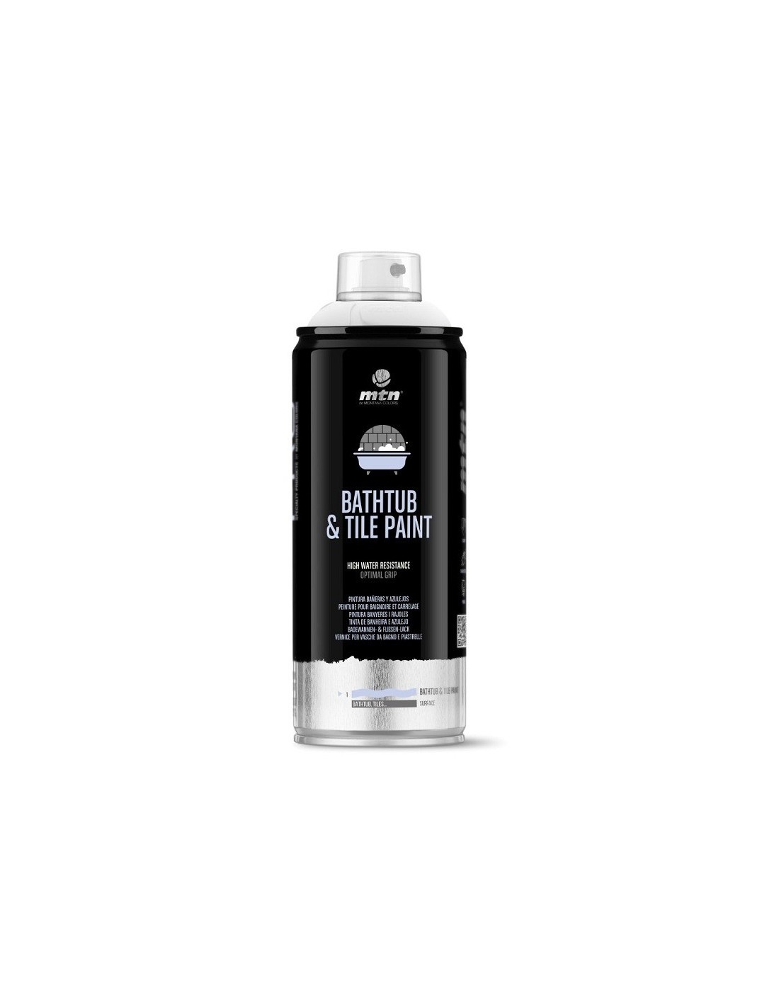 Spray renovación acrílico baños brillante LUXENS 400ml blanco