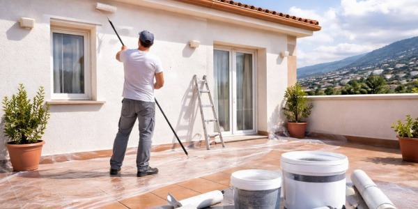 Pintar una fachada en primavera: temperaturas, secado y planificación (guía práctica)