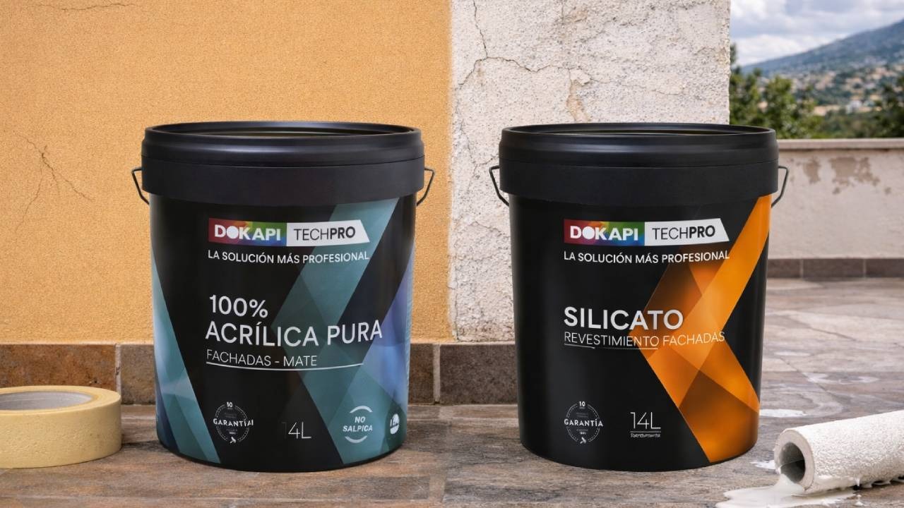 Revestimiento acrílico vs silicato: diferencias y cuál elegir para tu fachada