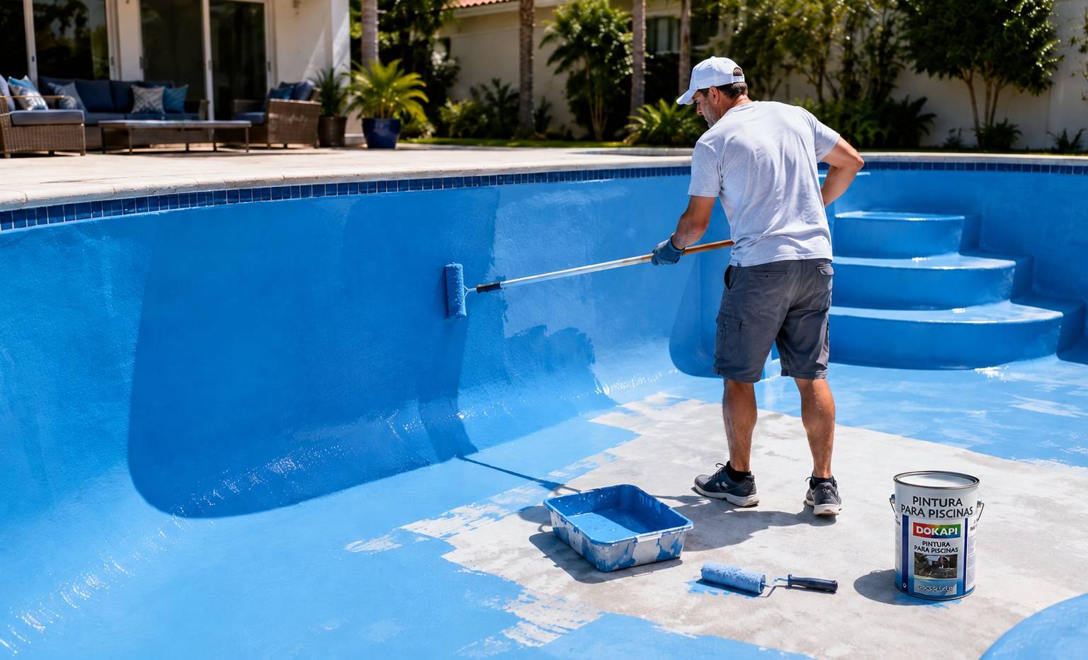 Cómo pintar una piscina paso a paso: tutorial práctico para que te quede perfecta