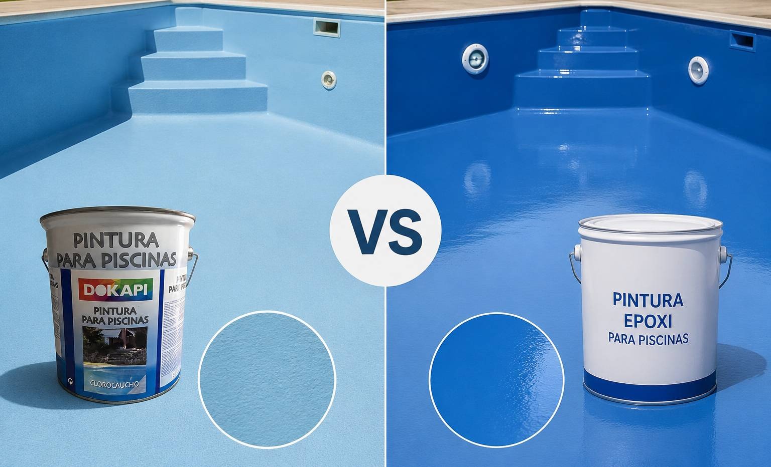 Pintura al clorocaucho vs pintura epoxi para piscinas: cuál elegir según tu caso