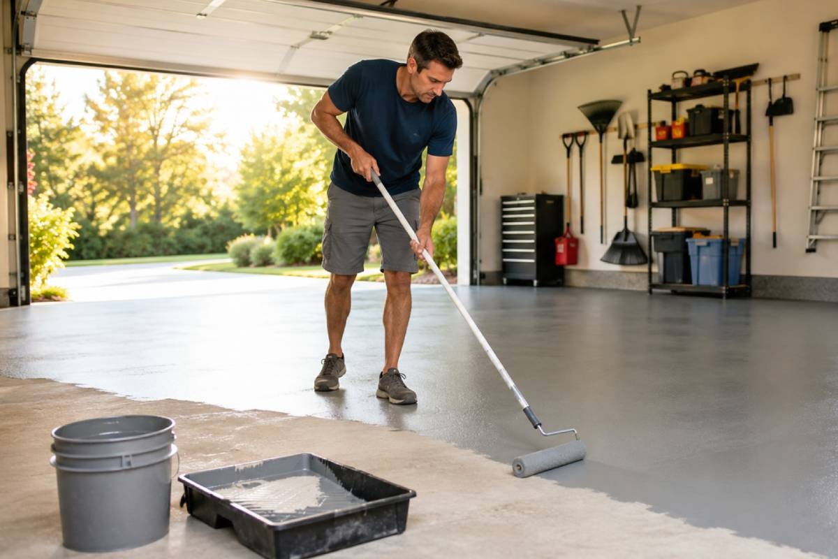 Pintar el suelo del garaje en verano: aprovecha las vacaciones para renovarlo