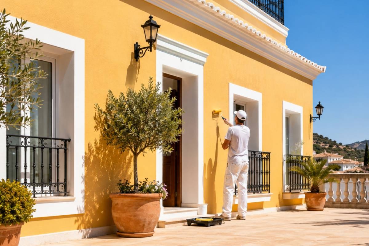 Cómo mantener el color de la fachada intacto durante el verano andaluz